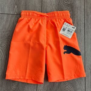 Puma Kids Orange swim shorts